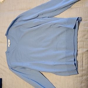 Light blue Calvin Klein merino wool sweater